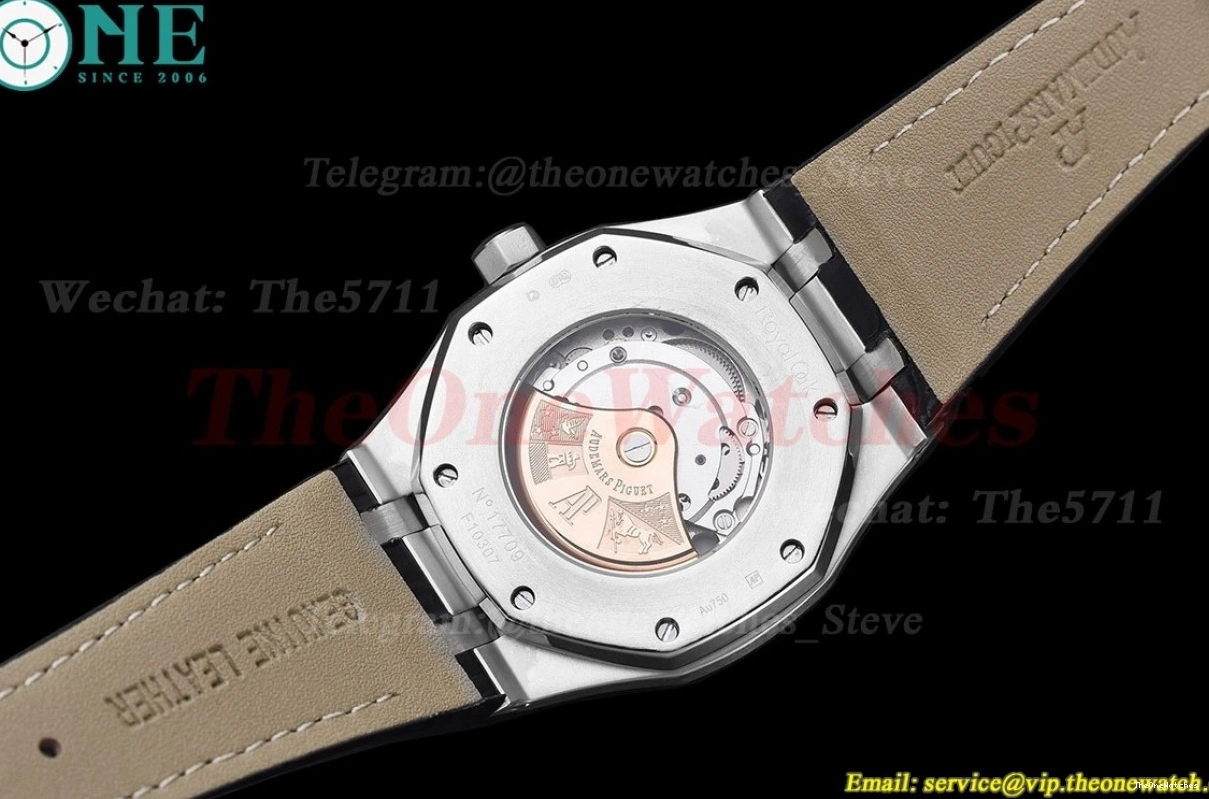 41mm Royal GDF LE SS Dial Oak 15400 MY8215 Black 0425